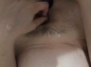 masturbation, amatör, cumshot, milf, leksak, sprut