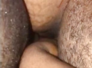Fucking a fat pussy and going wet BBwc