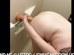 Jamie Masturbates With A Giant Dildo In The Shower While Cartoons P...