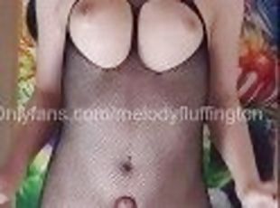 amateur, perempuan-jelita, peranchis, rambut-merah, pelucutan, jaring-ikan, comel-cute, comel, petite, payu-dara-kecil