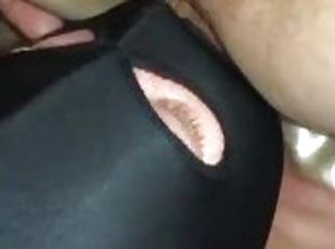 I just cum covered her pussy with multiple cumshots from 2 orgasms ...