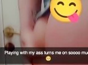 Snapchat horny masturbation for you {snippet} (FULL VID WITH ORGASM...