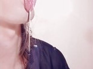 LACED #32 Preview! (Mouth Fetish ASMR) Glass Licking Twink! (Full:L...