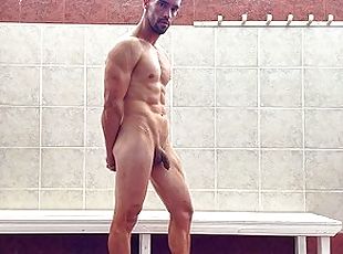 papa, public, amateur, gay, solo, pappounet, musclé, salle-de-gym