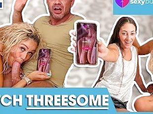 THREESOME!! Holland Porn: My Wife Finds Teen Girl for Husband: SASH...