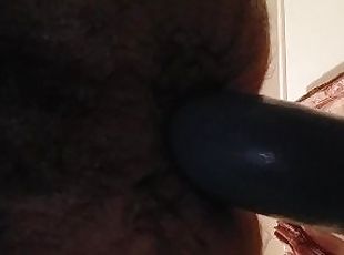 Found video of me fucking my ass with my big 10inch dildo