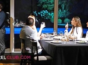 Anal sex with Cléa Gaultier at a swinger dinner
