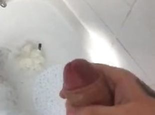 baignade, masturbation, amateur, énorme-bite, ados, branlette, point-de-vue, britannique, douche, solo