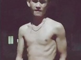 asiatisk, masturbation, utomhus, publik, cumshot, gay, juckande, fetisch, ensam, exhibitionist