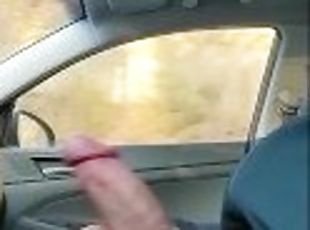 masturbation, public, amateur, énorme-bite, voiture, fétiche, solo, bite