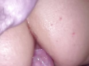 orgasmo, amador, anal, babes, mulher-madura, brinquedo, duplo, apertado, branco, pénis