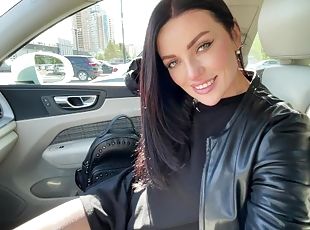 en-plein-air, public, amateur, babes, fellation, milf, allemand, française, hirondelle, voiture