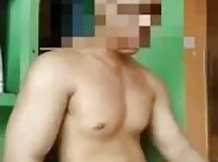 asian, pelancapan, amateur, zakar-besar, merangsangkan-zakar, solo, zakar