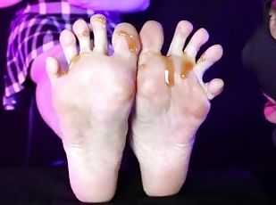 niewolnicy, stopy, fetysz, kobieca-dominacja, ssanie, palce