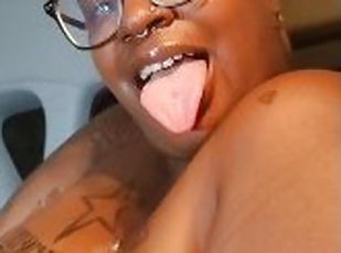 offentlig, amatør, blowjob, ebony, interracial, bbw, bil, pov