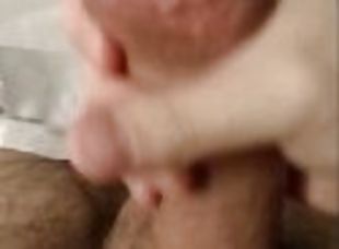 Masturbating My Big, Thickkk, Hard, Throbbing Cock and Cumming On T...