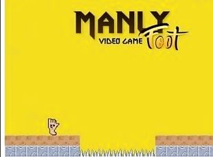 MANLYFOOT - 8bit retro style arcade game - Play as my foot and avoi...