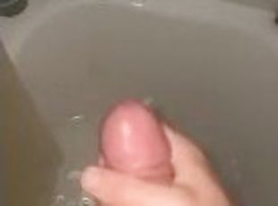 mandi, mastubasi, amatir, cumshot-keluarnya-sperma, penis-besar, remaja, sentakkan, mandi-shower, seorang-diri, penis