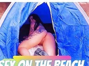 ACAMPAMENTO NA PRAIA É BOM, É AINDA MELHOR FODER ESSA MORENA - SEXD...