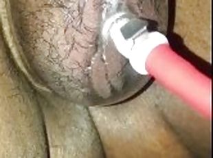 Extreme Pussy Pumping Clit Pumping Labia Swollen Fat Pussy Lips Loc...