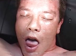 blowjob, cumshot, homofil, deepthroat, facial, cum, kåt, baller, muskuløs, nærbilde