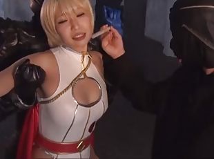 asiatisk, brudar, japansk, bdsm, blond, bondage