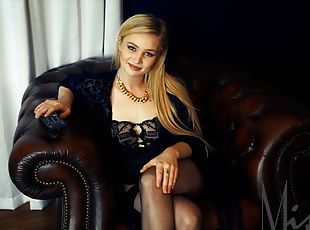 immens, babe, blasen, beule-schuss, schwer, gesichtspunkt, blondine, nette