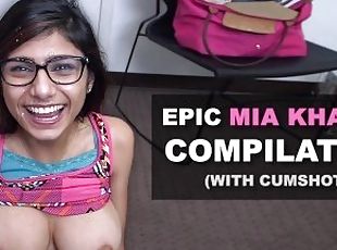 MIA KHALIFA - Super Compilation (With Cumshots) Cum Get Some!