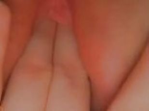 Close up playing with pussy