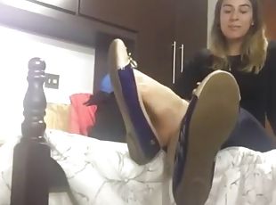 amateur, latina, brésil, pieds, fétiche