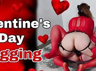 Valentine's Day Anal Pegging! Femdom Feminization Sissy Sissified S...