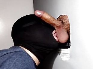 Latino 19 years old returns to Gloryhole, delight of cock and dense...