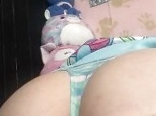 cul, masturbation, orgasme, amateur, ados, jouet, horny, bout-a-bout, petite, fétiche