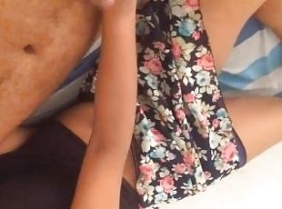 sri lankan collge girl hand job and blowjob superb