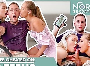 FINNISH PORN: CHEATED on WIFE with these two teens: MIMI CICA + KIN...