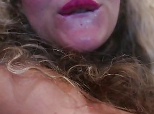 Hot girl with a TONGUE RING do a sexy and amazing BLOWJOB SMOKING w...