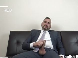 Suited Boss demotes you for having a small penis and humiliates you...