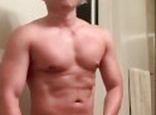 asiatique, masturbation, amateur, gay, secousses, solo, musclé