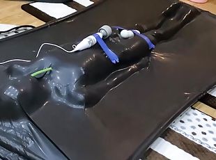 leke, bdsm, maskiner, fetisj, latex, alene, bondage