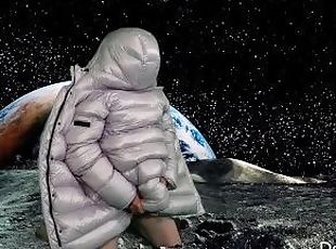 Two Puffers Sewn Together Into Monster Down Jacket Get Load of Cum