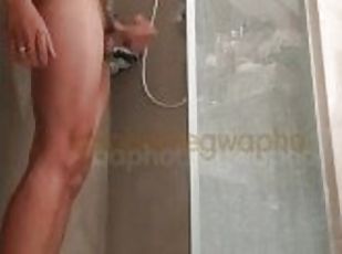 asiatique, baignade, masturbation, amateur, ejaculation-sur-le-corps, gay, secousses, douche, solo, philippine