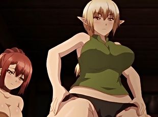 grup-sex, üç-kişilik-grup, fantezi, pornografik-içerikli-anime