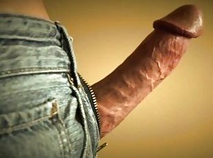 besar-huge, mastubasi, cumshot-keluarnya-sperma, penis-besar, homo, sentakkan, seorang-diri, jeans, penis, menggoda