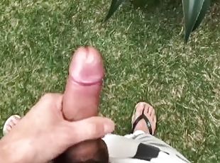 berambut, besar, amateur, homoseksual, merangsang-dengan-tangan, brazil, kolej, fetish, solo, kebun