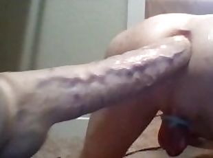 orgasmo, amador, anal, gay, máquinas, dildo, fetiche, sozinho, pénis