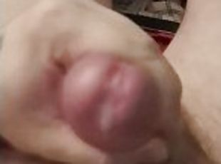 Blowing cum in the morning