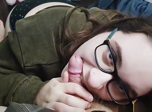 Smoking And Sucking My Favorite Little Cock While Husband Is At Wor...