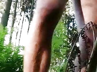 masturbation, en-plein-air, amateur, gay, allemand, minet