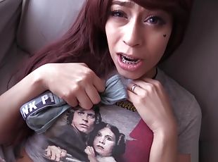 Geeky Teen Gets Her Hairy Pussy Fucked