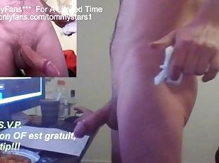 mastürbasyon-masturbation, amatör, bir-kişiye-oral-seks-yapmak, meni, web-kamerası, tek-kişilik